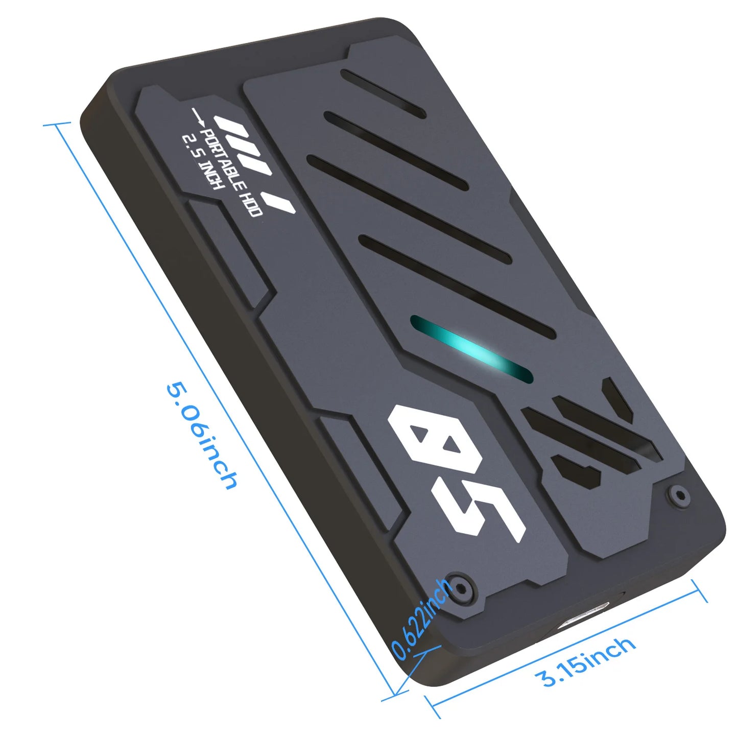 2.5" HDD Portable External Hard Drive USB3.0/3.1 1tb External Drive Hard For PS4 Laptop Macbook PC