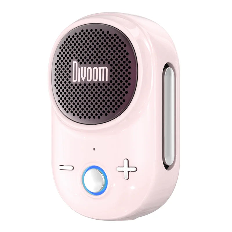 Divoom Itour-S Portable Bluetooth Speaker Wearable IP67 Waterproof Camp Small Speaker Built-in Strap Clip-on Design 10H Playtime