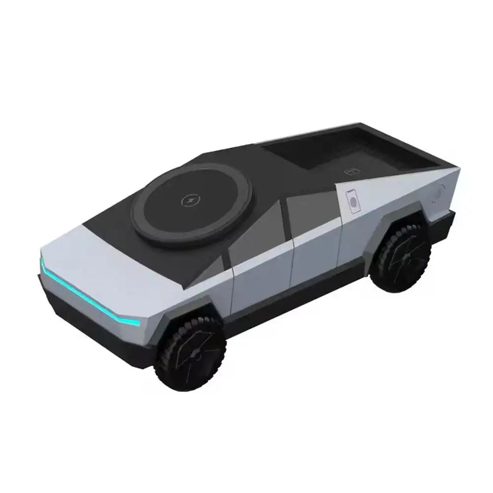 Desktop Stand 3-in-1 CyberDock Wireless Charging Station For IPhone16 15 14 Pro Max, AirPods, IWatch, With Ambient Light