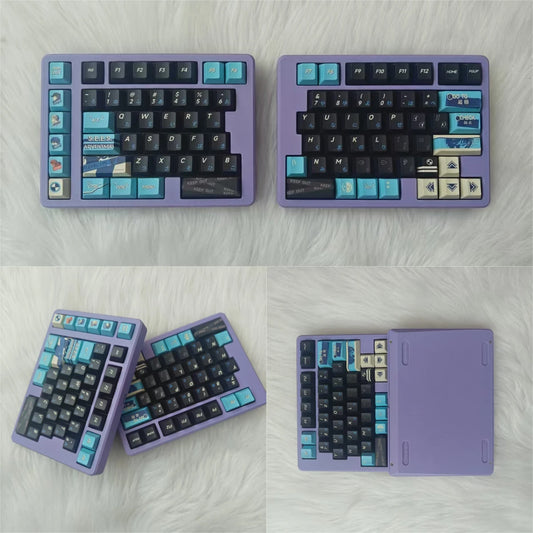 SP75 Wireless Split Mechanical Keyboard Kit Gasket Structure Hotswap Single Mode 2.4G DIY Custom Separate Keyboard Support VIAL