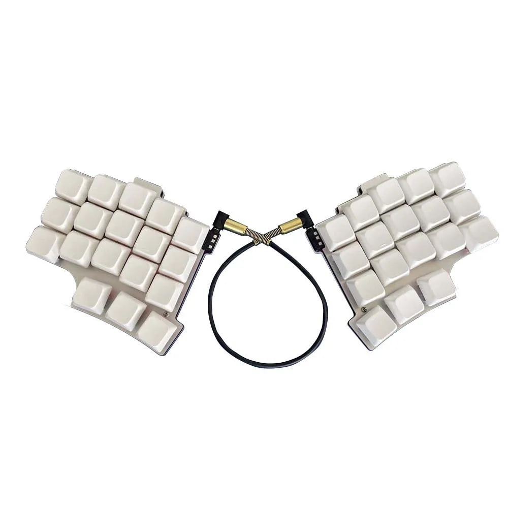 Split Ergonomics 35 Layout Hot-swappable Mechanical Keyboard RGB QMK VIAL All key rogrammable Mini Independent Gaming Keyboard